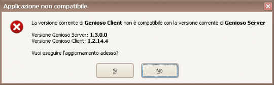 Aggiornamenti client - Controllo