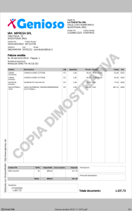 Esempio di documento in formato PDF visualizzato sul device