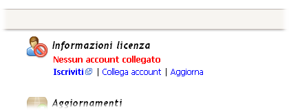 Genioso Bilancio - Nessun account collegato